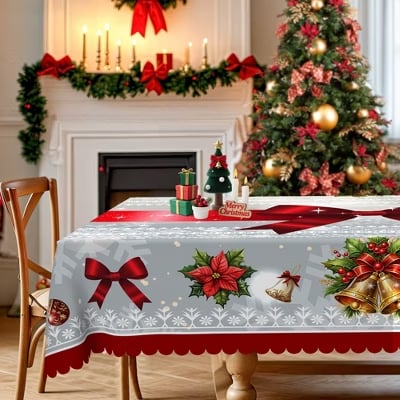 🔥LAST DAY ON SALE🎄Christmas Themed Tablecloth