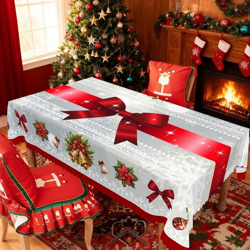 🔥LAST DAY ON SALE🎄Christmas Themed Tablecloth