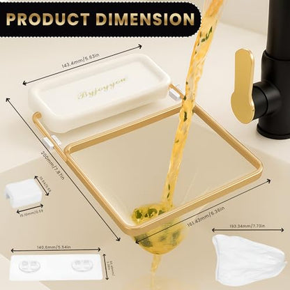 🔥🔥Limited Time Offer!! → Now Only $26.99 💥Totally Worth It! 🧽✨Disposable Sink Strainer Net- Kitchen Food Waste Filter for Leftovers, Vegetables & Dishwashing🍽️ （🎁Free 50 Nets Included!)