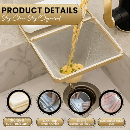 🔥🔥Limited Time Offer!! → Now Only $26.99 💥Totally Worth It! 🧽✨Disposable Sink Strainer Net- Kitchen Food Waste Filter for Leftovers, Vegetables & Dishwashing🍽️ （🎁Free 50 Nets Included!)