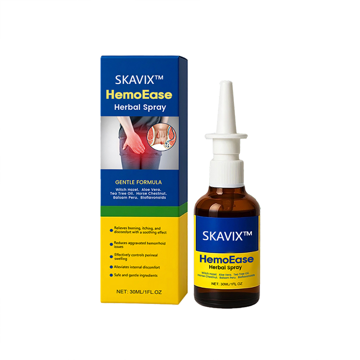 🔥SKAVIX™ HemoEase Herbal Spray – Say Goodbye to Burning, Itching & Discomfort Naturally 🌿