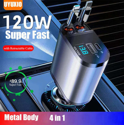 4 in 1 Quick Car Charger I Last Day 50% OFF🔥